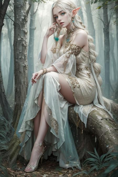 00583-3735127851-fantasy,1girl,detailed face,full body,elf dress,,forest,sitting_,.png